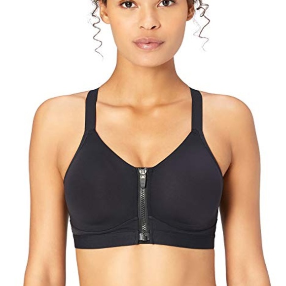 Core 10 Other - Core 10 zip front padded cross back sports bra NEW